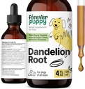 Forever Puppy Dandelion Root Drops voor honden - Liquid Liver Health Supplement voor grote, middelgrote en kleine honden - Lever Reiniging Detox Drops w/Dandelion Root Extract - 4 oz
