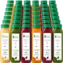 7 dagen sap reiniging door ruwe fontein, alle natuurlijke ruwe detox reiniging, sap voor body rest, koud geperst sap snel, geweldige manier om te springenstart een gezond dieet, 42 fles 12oz, 7 gember Shots