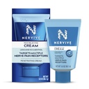 Crème de soulagement de la douleur nerveuse, Max Strength Non-Greasy Topic Pain Reliever avec Lidocaine et Menthol pour les orteils, les pieds, les doigts, les mains, les jambes et les bras, 3.0oz