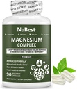 Magnesium Glycineer Chelate Complex met Albion Magnesium Bisglycinate Chelate, Vitamine B6 & BioPerine voor bot, spier, natuurlijke slaap, zenuwfunctie, Brain Booster