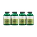 Swanson Geactiveerde Charcoal - Natural Supplement Ondersteuning van gezonde absorptie - Helpt w/Bloating & Handaining Bowel Regularity - (120 Capsules, 520mg per Serving) 4 Pack