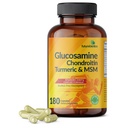 Futurebiotics Glucosamine Chondroitin Turmeric & MSM Advanced Joint Formula, ondersteunt gezonde gewrichten en mobiliteit - niet-GMO, 180 capsules