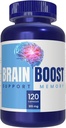 Brain Boost supplement, 120 capsules, niet GGO, glutenvrij, ondersteunt geheugen, concentratie en concentratie