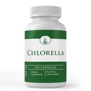 Ingrédients originaux purs Chlorella, (100 Capsules) Toujours Pure, Pas d'additifs ou de remplissages, Verifié en laboratoire