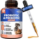Probiotica en prebiotica met enzymen voor honden en katten - Digestieve Gut Flora Health Pet Food Supplementen - Constipatie en diarree en gas thuis - Verslechte maagverlossing - Made in USA