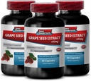 Oligomeric proanthocyanidines - Grape Seed Extract - Grape Seed Extract Capsules - Grape Seed Extract Capsules - Grape Seed Supplement - Grape Seed resveratrol - Prevent high Pressure - 3B 90 Capsules