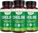 Nested Naturals Choline Bitrartrate 500mg High Potency Choline Supplementen 