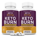 Justified Laboratories (2 Pack Keto Advantage Keto Burn Pils 1275MG Nieuwe en verbeterde formule bevat Apple Cider Vinegar Extra Virgin Olive Oil Powder Green Tea Leaf 120 Capsules
