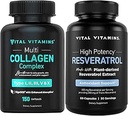Vitale vitamines Multicollagen Capsules + Resveratrol Capsules