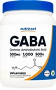 Nutricost Pure GABA 500G poeder (Gamma Aminoboterzuur) (500 Gram/1,1 pond)