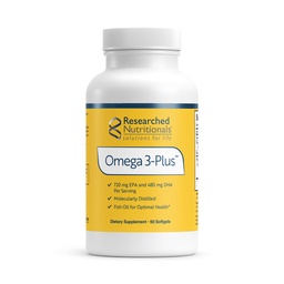 Onderzoek naar voedingssupplementen Omega-3 Plus Visolie - EPA DHA Omega 3 Supplement ter ondersteuning van cardiovasculaire en hersengezondheid - Moleculair gedistilleerd voor zuiverheid en veiligheid (60 Softgels)