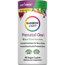 Rainbow Light High-Potency Prenatal One Multivitamine, Prenatal Health Multivitamine ondersteunt de gezondheid van moeder en baby's ontwikkeling, met vitamine C, Vegan, 60 Tellen