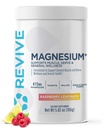 Revive MD Magnesium Powder Supplement - Magnesium Carbonaat & Taurate Powder Drink ondersteunt gezonde botten, spieren, & zenuwen - Vegan-Friendly, Gluten-Free & Soy-Free (Raspberry Lemonade, 30 porties)