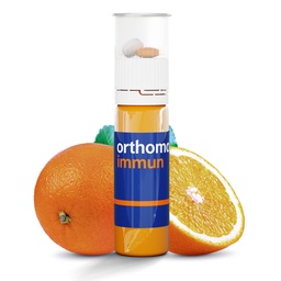 Orthomol Immun Flacon, Daily Liquid Immune Support Supplement, 7-Day Supply, Includes Vitamines A, B, C, D, E, Zink & Jodium, Premium Formula for Enhanced Immune Defense & General Vitality