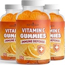 NIEUWE AGE Vitamine C Gummies Oranje Vitamine C Gummy - Ondersteunt gezond immuunsysteem - Vegetarisch zonder gluten (180 Gummies)