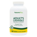 NaturesPlus Adult's Kauwbare Multivitamine - 180 Vegetarische tabletten - Ananas smaak - Natuurlijke Whole Foods Supplement voor algemene gezondheid, energie - Glutenvrije - 180 porties