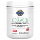 Garden of Life Grass Fed Collagen Greens Beauty Powder - Apple, 14 Servings, voor vrouwen huid haar Nagels Joints, Collagen Peptiden Powder + Proteïne + Greens Supplement