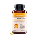 NatureWise Vitamin D3 4000iu (100 mcg) 1-jaars voorziening voor Immune Ondersteuning, gezonde spierfunctie en botgezondheid - Non-GMO, Glutenvrije in biologische Extra Virgin Olijfolie, (Mini Softgel), 360 Tellen