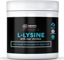 L-Lysine Poeder voor Katten en Kittens, Kip Flavored Lysine Supplement voor Katten en Kittens en honden te ondersteunen Immune Gezondheid, Normale Oogfunctie en Ademhalingsgezondheid, Extra Large 125 Gram.