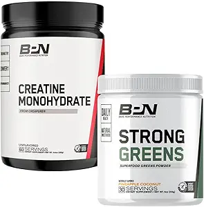 BARE PERFORMANCE NUTRITION BPN Creatine Monohydraat & Strong Greens Bundle