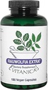 Vitanica Rauwolfia Extra, Cardiovasculaire Ondersteuning Supplement, Vegan, 180 Capsules