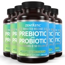 Zentastic Probiotica & Prebiotica Supplement - 50 miljard CFU - voor mannen en vrouwen Immune & Digestieve Gezondheid - 16 Strains - Plank Stable - 300 Delayed Release Veggie Capsules