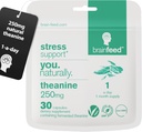 Natural L Theanine Capsules | 250mg Isolated L Theanine Powder from Green Tea Extract | 30 Capsules - 1 Per Day | GABA Supplement Support| Aids Relaxation Without Sedation | Vegan Supplement