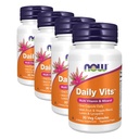 NOW Foods Supplements, Daily VitsTM with Fruit & Veggie Blend, Lutein en Lycopeen, 30 Veg Capsules (verpakking van 4)