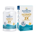 Nordic Naturals Ultimate Omega 2X, Lemon Flavor - 180 Soft Gels - 2150 mg Omega-3 - High-Potency Fish Oil with EPA & DHA - Promoot Brain & Heart Health - Non-GMO - 90 Servers