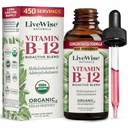 Liquid B12 Vitamine Sublingual – All-Natural Vitamine liquide Végétalienne B12 gouttes – Adénosylcobalamine non OGM Méthylcobalamine B12 Supplément – Boost Your Immune System, Métabolism, Energy and Focus!