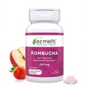EZ Melts Oplosbare suikervrije Kombucha tabletten met SCOBY & Apple Cider Vinegar, Gut Health Supplements for Men & Women, Apple Berry Flavor, 2-maand levering - 1 Pack