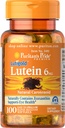 Puritanen Pride Lutein 6 Mg Met Zeaxanthine Softgels, 100 Tellen