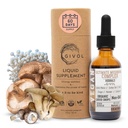 Ultimate Immune Mushroom Complex Liquid Drops: Dynamic Herbal Blend for Enhanced Performance & Energy, Fresh Lion's Mane, Reishi, Chaga Extracts, Vitamines, 60 Days Supply