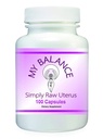 Gewoon Raw Uterus Glandular voor de gezondheid van vrouwen. Raw Bove Uterus Glandular 100 Capsules voor Hormonale Ondersteuning.