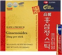 ILHWA Premium Korean Red Ginseng Extract Sticks (0,34fl oz X 30 Sticks) - voor Immuniteit. Ginsenoside 21 mg per portie
