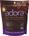 Adora Calcium Supplement, Fairtrade Dark Chocolate, Verpakking van 12 - 30 ct
