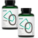 Puori Omega 3 Fish Oil Supplement - Ultra Pure & Burpless Wild Caught Fish Oil with 2000mg Omega 3 Fatty Acids,1250mg EPA & 500mg DHA Supports Heart, Brain & Eye Health - Ifos Certified - 240 Softgels