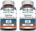 Verbazingwekkende Formules Calcium met vitamine D3 Supplement 