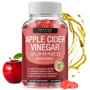 Gommies de vinaigre de cidre de pomme Toplux - 1000mg de vinaigre de cidre de pomme avec B12, racine de betterave, grenade pour système immunitaire, désintoxication et nettoyage, Gommy Alternative aux capsules de vinaigre de cidre de pomme, pour les hommes femmes, 60 Gommies