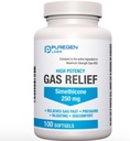 Maximale sterkte gasreliefing Softgels met Simethicone 250 mg Relieve druk, opgeblazen en pijnstillend ongemak Vergelijk met gas-X en Phazyme -100 Tel.