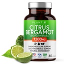 Citrus Bergamot Supplément 1200mg Très concentré à 70% Polyphénols - Extrait pur de Bergamot pour la santé cardiaque, l'immunité, l'antioxydant - 60 Capsules de Véggie, Fabriqué aux États-Unis