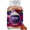 Natuurlijke Multivitamine Iron Gummies voor volwassenen - Volwassen Gummy Vitaminen met ijzer en energie Boost B Complex Vitaminen - Gummy Supplement en Mental Clarity Focus Multivitamine