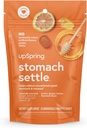 UpSpring Maag settle Drops voor af en toe misselijkheid verlichting en ochtendziekte met gember, citroen, spearmint en B6. Individueel omwikkelde druppels, 55 Ct(Verpakking mei Vary)