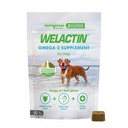 Nutramax Welactin Omega 3 Visolie voor honden, huid en jas gezondheidssupplement, Plus Immune en algemene gezondheid, Premium Omega 3 vetzuren, Multivitamine voor honden, Zachte Kauwen, 60 Tellen