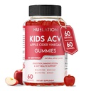 Apple Cider Vinegar Gummies for Kids, 60 Servings. Glutenvrij, veganistisch en gelatinevrij ACV Gummies