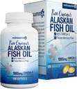 Nutrasumma High Purified Omega 3 Supplement Wild Alaska Visolie Burpless & No Fishy Smaak, 650mg EPA &270mg DHA van 1250mg Visolie softgels, Glutenvrij, Hart, Hersenen& Immune Ondersteuning, 60 porties