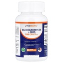 Vitamatic Saccharomyces Boulardii Probiotic 10B per Serving + Gist Extract (MOS Gist Fraction) 300 mg - 60 DR Capsules - Made in The USA