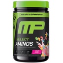 MusclePharm Sélectionner l'EAA d'Amino + BCAA, Acides aminés essentiels après l'entraînement Poudre, Supplément énergétique avant l'entraînement pour les hommes et les femmes avec les acides aminés à chaîne ramifiée, 30 portions (Sour Candy)