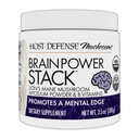 Host Defense BrainPower Stack Powder - Targeted Brain Support Supplement - Powder Mushroom Supplement with Lion's Mane, Niacin (B3) & Vitamine B12 - Herbal Brain Support - 100g (66 Servings)