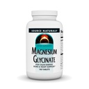 Source Naturals Magnesium Glycinate, gecheleerd voor hoge absorptie voor kalme energie, bot & hart ondersteuning*, 200 mg per portie - 180 tabletten